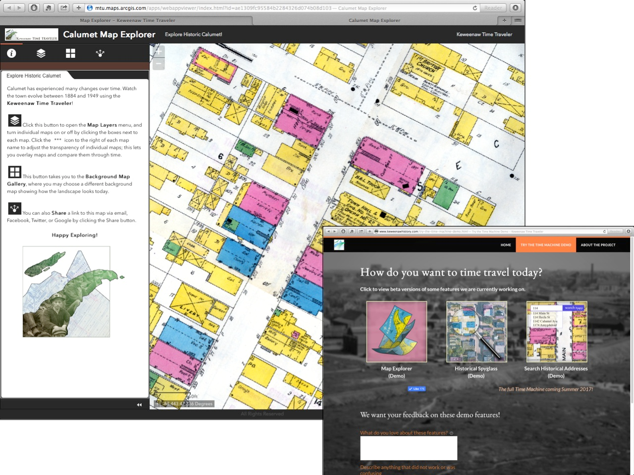 The KeTT prototype web apps, developed in ArcGIS Online Web AppBuilder, allowed the team to gain valuable experience in developing requirements for the forthcoming full public launch of the KeTT Project.